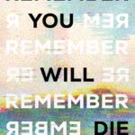 Books Read: Remember You Will Die by Eden Robins